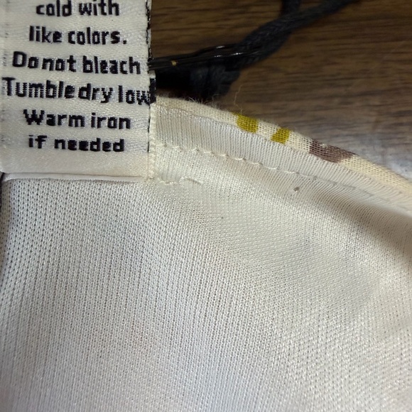 Léa Boho Maxi Dress NWT Floral Cotton V Neck Tiered Pockets Resort 2X - Picture 10 of 10